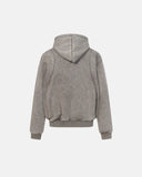 Washed Eyelet Boxy Hoodie | Inflation Streetwear