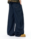 INFLATION Washed Barrel Baggy Jeans INFLATION