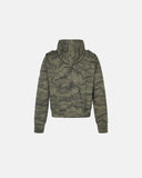 Camo Boxy Zip Up Hoodie | Inflation Streetwear