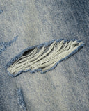Whisker Wash Distressed Baggy Jeans | Inflation Streetwear INFLATION