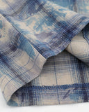 casual summer streetwear plaid shirt men