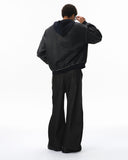 Faux Leather Hooded Bomber Jacket| Inflation Streetwear INFLATION