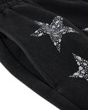 Rhinestone Star Barrel Sweatpants | Inflation Streetwear