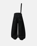 Asymmetric Buckle Denim Overalls Jeans | Inflation Streetwear INFLATION