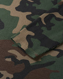 Camo Waffle Long Sleeve T-Shirt | Inflation Streetwear