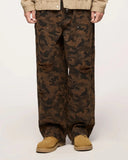 Camo Ripped Cargo Pants | Inflation Streetwear INFLATION