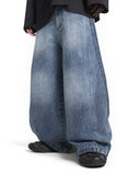 Blue Monkey Wash Baggy Jeans | Inflarion Streetwear INFLATION