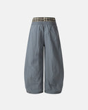 Plaid Double Waist Baggy Track Pants | Inflation Streetwear INFLATION