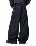 Raw Wash Barrel Jeans with Cinch Back | Inflation Streetwear INFLATION
