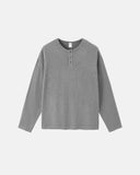 Henley Collar Long Sleeve Tees | Inflation Streetwear INFLATION