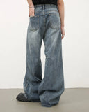 INFLATION Ripped Washed Denim Jeans INFLATION