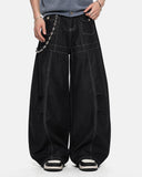 structured front pocket detail on jeans