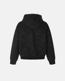 Faux Fur Hooded Bomber Jacket | Inflation Streetwear