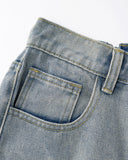 Structured Washed Denim Shorts | Inflation Streetwear INFLATION