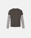 Distressed Graphic Layered Baby T-Shirt | Inflation Streetwear