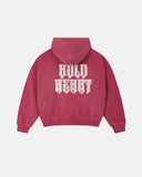 Gothic Letter Washed Zip Up Hoodie | Inflation Streetwear