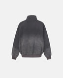 Washed Asymmetric Zip Sweatshirt | Inflation Streetwear