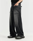 Black Washed Baggy Jeans | Inflation Streetwear INFLATION