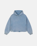 Distressed Hem Boxy Hoodie | Inflation Streetwear