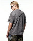 Deconstructed Washed Oversized T-Shirt | Inflation Streetwear INFLATION