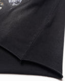 raw edge oversized graphic t shirt