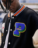 Poker Embroidery Varsity Jacket | Inflation Streetwear INFLATION