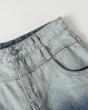 Gradient Washed Stitching Barrel Jeans | Inflation Streetwear INFLATION