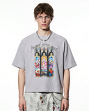 Washed Graphic Boxy Waffle T-Shirt | Inflation Streetwear INFLATION