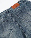 Textured Wash Baggy Jeans | Inflation Streetwear