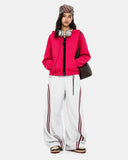 Contrast Chunky Zip Up Hoodie | Inflation Streetwear