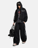 Camo Script Wide Leg Lounge Pants | Inflation Streetwear