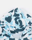 Camo Rhinestone Mega Zip Cropped Hoodie | Inflation Streetwear
