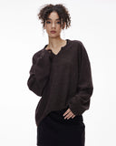 V-neck Long Sleeve Waffle Tees | Inflation Streetwear INFLATION
