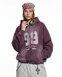 full body outfit with oversized graphic hoodie