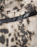 Splatter Print Wide Leg Cargo Pants | Inflation Streetwear