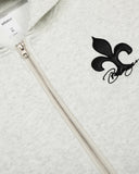 Cross PU Patch Embroidery Zip Up Hoodies | Inflation Streetwear INFLATION