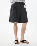 Pinstripe Pleated Tailored Shorts | Inflation Streetwear INFLATION