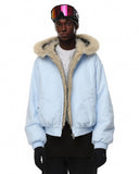 Faux Fur Lined Padded Bomber Jacket | Inflation Streetwear INFLATION