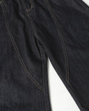 Deconstructed Scimitar Denim Longline Jorts | Inflation Streetwear INFLATION