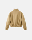 Faux Shearling Lining Lambswool Jacket | Inflation Streetwear INFLATION