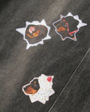 Retro Sticker Barrel Jeans | Inflation Streetwear