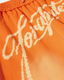 Puff Print Script Wide-Leg Sweatpants | Inflation Streetwear