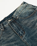 whisker washed streetwear jeans