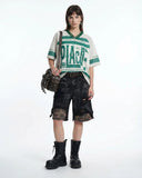 Oversized Letter Mesh Jersey | Inflation Streetwear INFLATION