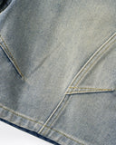 Structured Washed Denim Shorts | Inflation Streetwear INFLATION