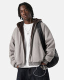 Cleanfit Faux Fur Lined Hooded Padded Jacket | Inflation Streetwear