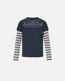 Distressed Graphic Layered Baby T-Shirt | Inflation Streetwear