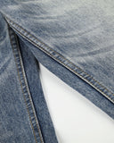 Cow Print Patch Baggy Jeans | Inflation Streetwear