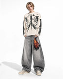 Skeleton Graphic Washed Long Sleeve | Inflation Streetwear INFLATION