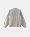 Quarter Zip Up Monkey Washed Sweatshirt | Inflation Streetwear INFLATION
